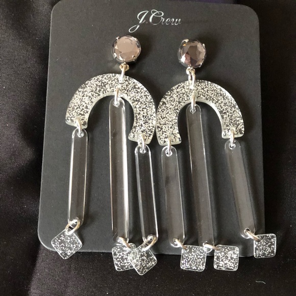 J crew Crystal fortress earrings - Picture 5 of 5